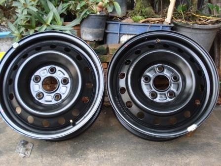 ขายล้อกะทะวีโก้  2 วง ขอบ 15  5รู 114.3 สภาพใหม่ตามรูป