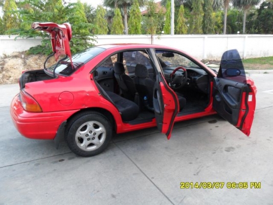 ขายรถทรงสปอร์ต ไคสเลอร์ นีออน ปี 98 เครื่องเดิม 2.0 เกียร์ธรรมดา ติดแก๊ส LPG ระบบหัวฉีด ภายในสวยๆ สะอาดๆ แอร์เย็นฉ่ำ วิทยุCD/JVC รถขับดีเลยครับ ประหยัดมาก ขายถูกครับ