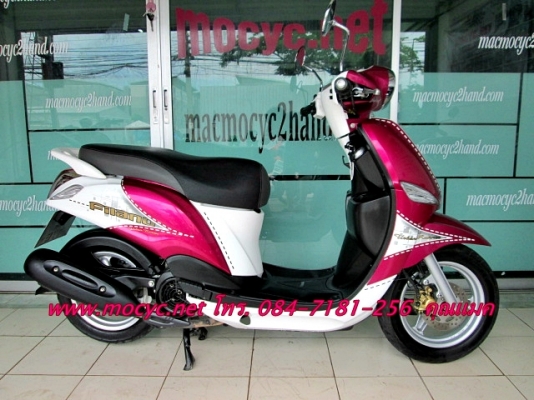 filano สี ชมพูขาว รถเดือน ก.ค. ปี 56 ระบบหัวฉีด ประหยัดน้ำมัน แถมฟรี เสื้อ และ หมวกกันน็อก 28900