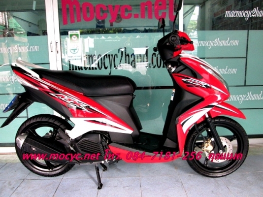 MIO 125 i MX ตัวท็อปล้อแม็กช์ รถเดือน มี.ค. ปี 56 สีแดงขาว ไมล์ 2146 โล แถมฟรี ของแถม 4 รายการ