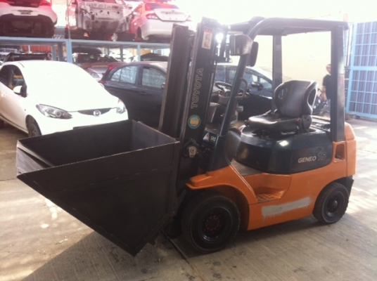 ขายฟอร์คลิฟต์ TOYOTA 7FG15 ( SPECS JAPAN )  เกียร์ AT  , HINHFORK  เสา 3 M ขอบคุณมากครับคุณบอย กทม