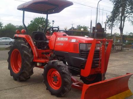 ขายรถไถ Kubota L 3408 (4WD) พร้อมมีดดันหน้า ขายรถไถ Kubota L 3408 (4WD) พร้อมมีดดันหน้า