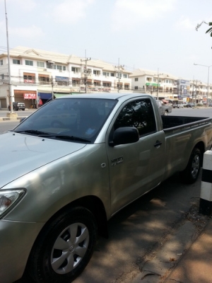 ขายกระบะตอนเดียวToyota Vigo 2.7 Single-Cab Silver CNG 3 ถังใต้ท้อง