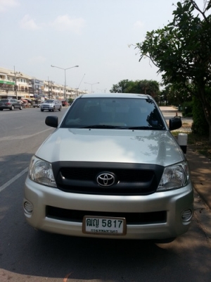 ขายกระบะตอนเดียวToyota Vigo 2.7 Single-Cab Silver CNG 3 ถังใต้ท้อง