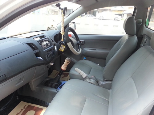 ขายกระบะตอนเดียวToyota Vigo 2.7 Single-Cab Silver CNG 3 ถังใต้ท้อง