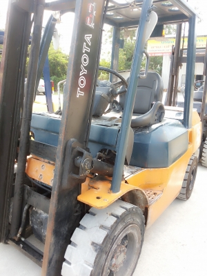 TOYOTA7FD35J ขนาด3.5ตันรุ่นประหยัด เสา4เมตร เครื่องดีเซล2Zเกียร์ออร์โต้