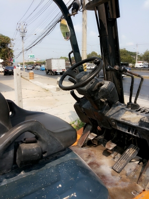 TOYOTA7FD35J ขนาด3.5ตันรุ่นประหยัด เสา4เมตร เครื่องดีเซล2Zเกียร์ออร์โต้