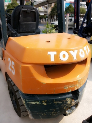 TOYOTA7FD35J ขนาด3.5ตันรุ่นประหยัด เสา4เมตร เครื่องดีเซล2Zเกียร์ออร์โต้