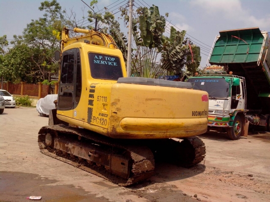 ขายด่วนแม็กโครKOMATSU   PC-120-6รถสวยเต็มพร้อมใช้เอกสารอินวอย