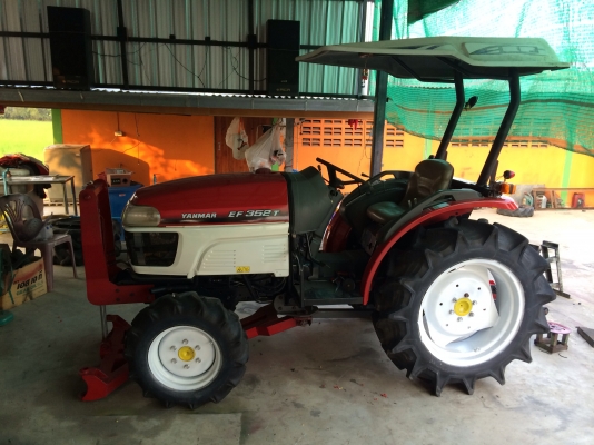 ขายรถแทรกเตอร์ยันม่าร์35แรงม้า พร้อมใบมีดดันหน้า + ผาน5*22รถสวยสภาพดี