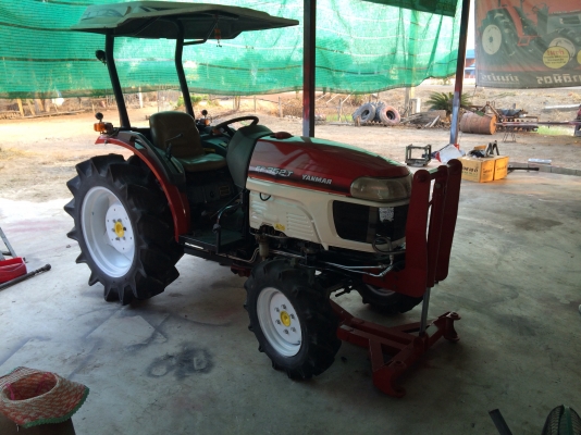 ขายรถแทรกเตอร์ยันม่าร์35แรงม้า พร้อมใบมีดดันหน้า + ผาน5*22รถสวยสภาพดี