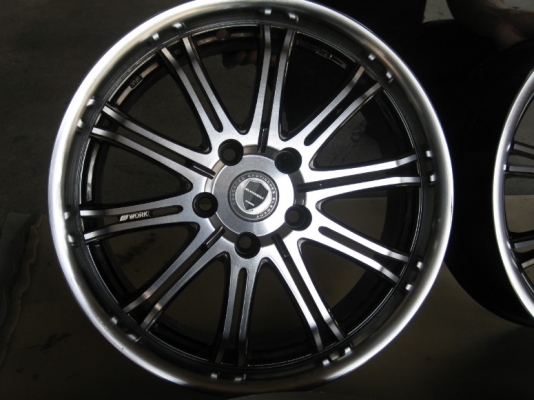 ล้อแม็ก wwork ขอบ17 114x5รู สภาพใหม่มาก ราคาถูกครับ