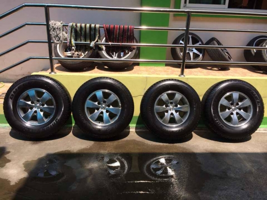 ขายล้อแม็กเดิม fortuner พร้อมยางใหม่ๆ