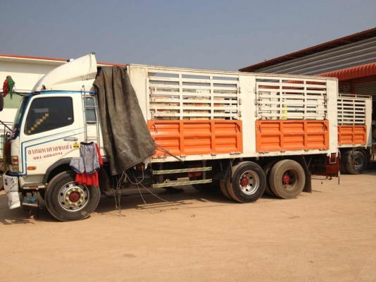 รถพ่วง 18ล้อ FUSO 627 รถออกศูนย์. เครื่องเดิมๆทั้งหมด