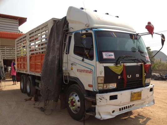 รถพ่วง 18ล้อ FUSO 627 รถออกศูนย์. เครื่องเดิมๆทั้งหมด