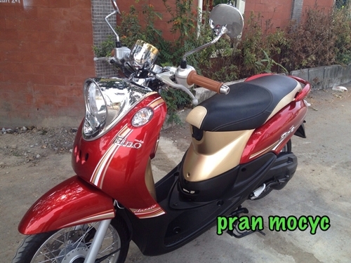 ขาย yamaha finoสีเเดงน้ำตาล ปี2555 ขาย yamaha finoสีเเดงน้ำตาล ปี2555