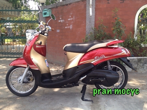 ขาย yamaha finoสีเเดงน้ำตาล ปี2555