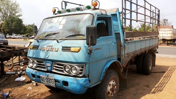***ขายแล้วครับขอบคุณ Truck2hand ขาย6ล้อบรรทุก ISUZU ELF หัวแป วางเครื่อง 4BE2 110ฝาดำ (ลงเล่ม)เกียร์สั้นสาย เกียร็อค เครื่องแห้งแน่นๆไม่มีเยิ้ม ช่วงล่างFหน้า-หลัง คัสซีดี กระบะพื้นไม้คอกเหล็กสภาพโอเค พื้นดี คอกพอใช้ หัวเก๋งเดิม สีมีแตกมีลอก ภายในคอนโซลดี