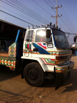 ISUZU เครื่อง 195 สองเพลา บรรทุกแม็คโคร 200 รถพร้อมใช้ ราคาต่อรองได้