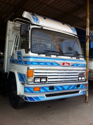 HINO หัวใหญ่ เพลาเดียว 12 ล้อ พร้อมระบบลากพ่วงเครื่อง 260 แรง เขียนแบบถูกกฎหมายแล้ว