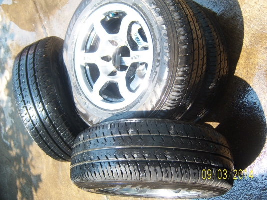 แม็คพร้อมยาง 205 70 15 สภาพดี