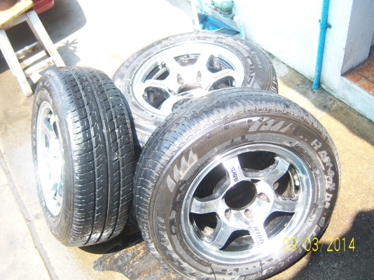 แม็คพร้อมยาง 205 70 15 สภาพดี