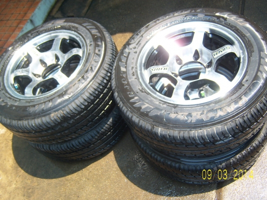 แม็คพร้อมยาง 205 70 15 สภาพดี