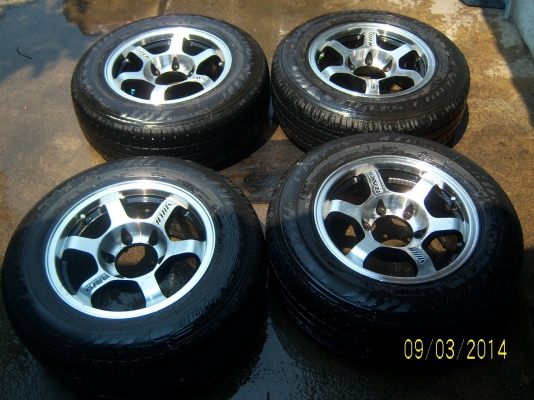 แม็คพร้อมยาง 205 70 15 สภาพดี