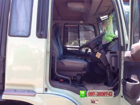 ขายรถบรรทุกพื้นเรียบ แม่-ลูก 12 ล้อ 1เพลา ยี่ห้อ HiNO ตัวแม่