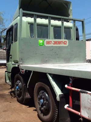 ขายรถบรรทุกพื้นเรียบ แม่-ลูก 12 ล้อ 1เพลา ยี่ห้อ HiNO ตัวแม่
