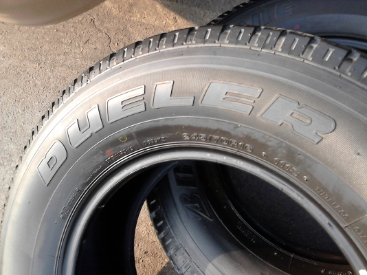 245/70R16 BRIDGESTONE DUELER H/T มี 6 เส้น TEL.081-427-3941 245/70R16 BRIDGESTONE DUELER H/T มี 6 เส้น TEL.081-427-3941