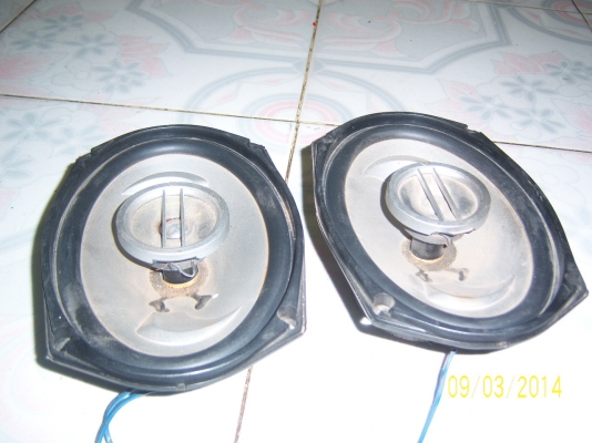 ชุดลำโพงรถยนต์ 1 คู่  DTS DS-HQ718  6"x9" 3way coaxial speaker