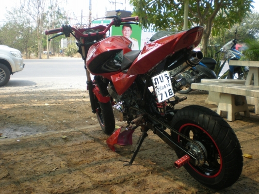 ขายขาดทุนครับ Jx เครื่องโซ ชุดเเต่ง Ksr มีเล่มทะเบียน(รถประกอบใหม่)