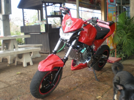 ขายขาดทุนครับ Jx เครื่องโซ ชุดเเต่ง Ksr มีเล่มทะเบียน(รถประกอบใหม่)