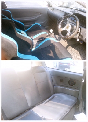 ขายซีวิค3D ปี95 แม็ก Model7 แต่งซิ่ง