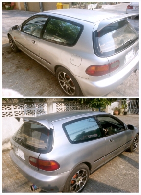 ขายซีวิค3D ปี95 แม็ก Model7 แต่งซิ่ง