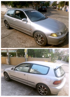 ขายซีวิค3D ปี95 แม็ก Model7 แต่งซิ่ง