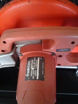 ขอขาย ไฟเบอร์ตัดเหล็ก MACTEK MT 240 มือสอง ถูกๆ.