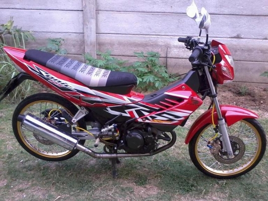 ขาย SONIC ตัวใหม่ แต่งสวยๆเลย ไม่แพง สีแดงล้วน