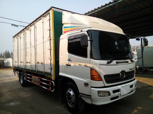 6 ล้อใหญ่ *ตู้ 10บาน* HINO  ( Euro.2 ) MEGA FG1J 212 แรงม้า *ยาว 7.20ม.* รถสวยเดิม *รถห้างแท้*