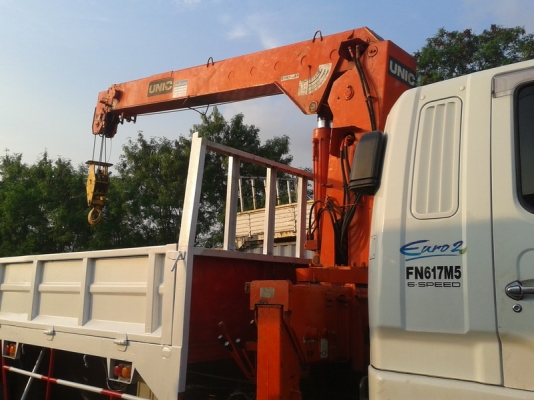 ขายรถเฮี๊ยบ 10 ล้อ ติดเครน UNIC 8 ตัน พร้อมใช้ ขายรถเฮี๊ยบ 10 ล้อ ติดเครน UNIC 8 ตัน พร้อมใช้