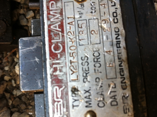 HI CLAMP แคลมป์ไฮดรอลิค กด จับยึด ชิ้นงานพร้อมหัวสายต่อเร็วปลดเข้า-ออกง่าย (มีทั้งหมด9 ตัว)