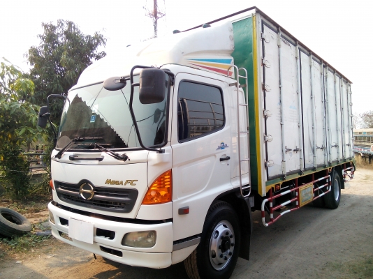6 ล้อใหญ่ *ตู้ 10บาน* HINO  ( Euro.2 ) MEGA FG1J 212 แรงม้า *ยาว 7.20ม.* รถสวยเดิม *รถห้างแท้*