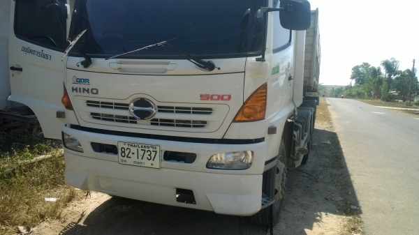 (ลงขายใหม่)ขายดาวน์10ล้อหัวลาก(เฉพาะหัว)HINO ซีรี่500 344แรง ปี**2555 ไมล์86000กม.รถห้างแท้เดิมๆสวยมาก