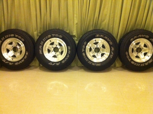 ขายล้อ 15 off road พร้อมยาง maxxis all30