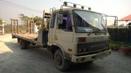 ขายหกล้อเทเลอร์ Nissan CM87K เครื่อง 200 แรง turbo พร้อมใช้งาน