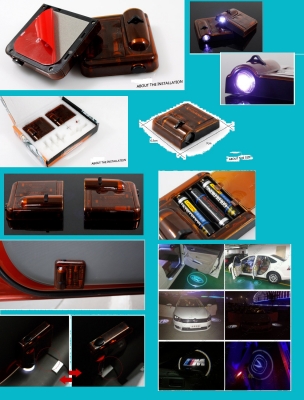 ขาย ghost lighting LED แบบติดประตูไม่ต้อง เจาะ!!!!!