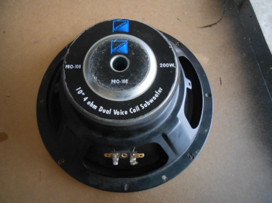 ลำโพง10นิ้ว CRYSTAL วอยย์คู่ 1 ข้าง