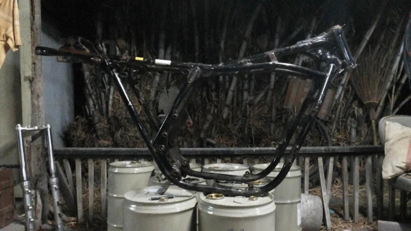 frame CB650 8วาล์ว และ CB750auto 8วาล์ว