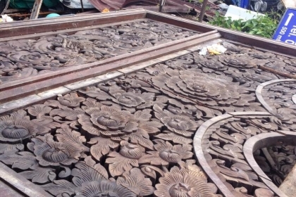 ไม้แกะสลักงานอลังการ